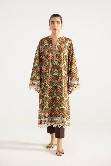 Sapphire U1 DY22V5 3  Printed Cotton Shirt Intermix Collection 2022 Online Shopping